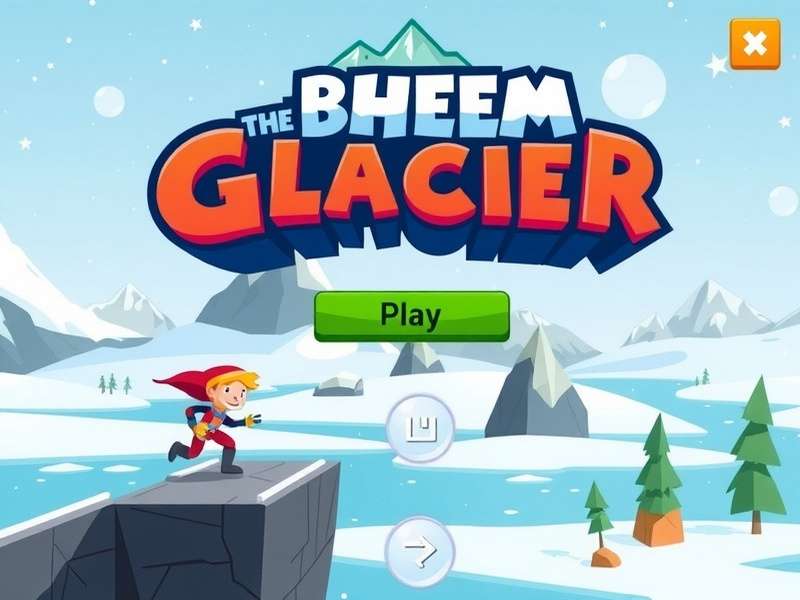 Bheem Glacier Explorer Game Screenshot